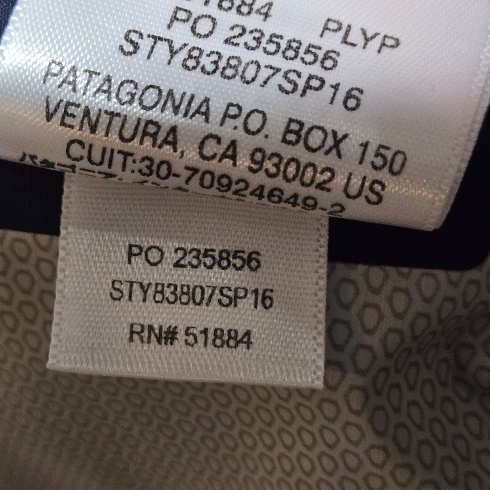 Patagonia Torrentshell Rain Jacket Women's H2NO Navy Purple Size Small - Picture 12 of 15
